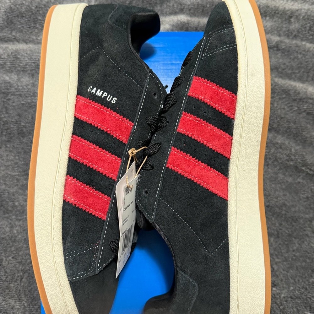 Adidas Campus 00s Black and Red Shoes